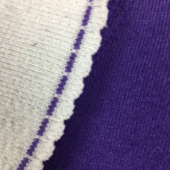 Large Vintage Collared Crewneck Purple sweater - Picture 6 of 8